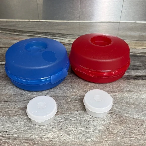 Tupperware Bagel / Sandwich Container Bundle - Picture 2 of 6